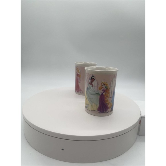 Disney 2012 Frankford Candy Children's Princess Mugs/Cups Pastel Colors (2) - Picture 7 of 8
